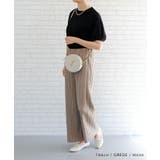 ストンと落ち感ですっきり細見え♪ウエストゴムプリーツパンツ | aquagarage | 詳細画像7