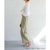 ストンと落ち感ですっきり細見え♪ウエストゴムプリーツパンツ | aquagarage | 詳細画像11