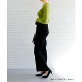 ストンと落ち感ですっきり細見え♪ウエストゴムプリーツパンツ | aquagarage | 詳細画像15