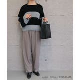 ショート丈ボーダーニット | aquagarage | 詳細画像12