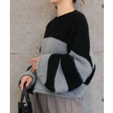 ショート丈ボーダーニット | aquagarage | 詳細画像10