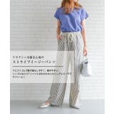 ストライプイージーパンツ 春 夏 秋 M | aquagarage | 詳細画像2