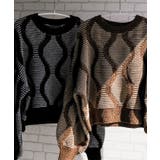 ジャガードショートニットトップス レディース | aquagarage | 詳細画像2 