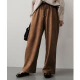 カットスエードイージーパパカットスエードイージーパンツ レディース 春 | aquagarage | 詳細画像3