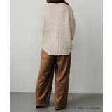 カットスエードイージーパパカットスエードイージーパンツ レディース 春 | aquagarage | 詳細画像4