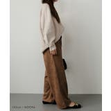 カットスエードイージーパパカットスエードイージーパンツ レディース 春 | aquagarage | 詳細画像5