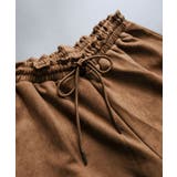 カットスエードイージーパパカットスエードイージーパンツ レディース 春 | aquagarage | 詳細画像12