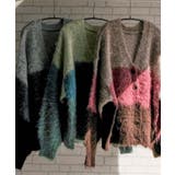 グラデーションニットカーディガン 秋 冬 M レディース | aquagarage | 詳細画像2