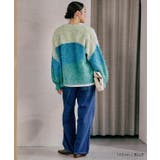 グラデーションニットカーディガン 秋 冬 M レディース | aquagarage | 詳細画像6