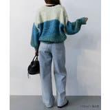 グラデーションニットカーディガン 秋 冬 M レディース | aquagarage | 詳細画像9