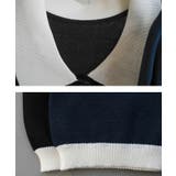 バイカラー襟付きニットワンピース 春 夏 M | aquagarage | 詳細画像14 