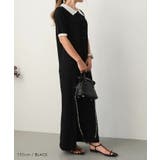 バイカラー襟付きニットワンピース 春 夏 M | aquagarage | 詳細画像6 