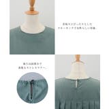 動くたびふわっと揺れるバックプリーツブラウス | aquagarage | 詳細画像9
