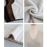 ファンシーヤーンリブ切り替えベスト | aquagarage | 詳細画像18