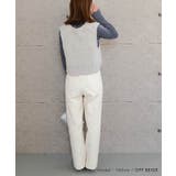 ファンシーヤーンリブ切り替えベスト | aquagarage | 詳細画像6