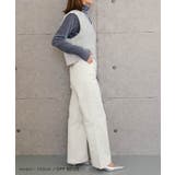 ファンシーヤーンリブ切り替えベスト | aquagarage | 詳細画像7