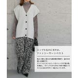 ファンシーヤーン前ボタンベスト | aquagarage | 詳細画像2