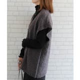 ファンシーヤーン前ボタンベスト | aquagarage | 詳細画像11