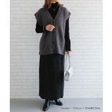 ファンシーヤーン前ボタンベスト | aquagarage | 詳細画像12