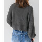 クルーネックシャギーニットトップス | aquagarage | 詳細画像16