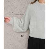 クルーネックシャギーニットトップス | aquagarage | 詳細画像4