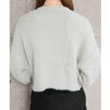 クルーネックシャギーニットトップス | aquagarage | 詳細画像7