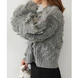 フリンジジャガードショートニット | aquagarage | 詳細画像10