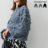 フリンジジャガードショートニット | aquagarage | 詳細画像1