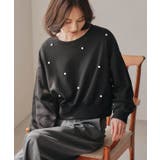 袖ボリュームパールトップス 秋 冬 M レディース | aquagarage | 詳細画像4 