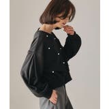 袖ボリュームパールトップス 秋 冬 M レディース | aquagarage | 詳細画像5 