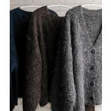 MIXシャギーニットカーディガン 秋 冬 M レディース | aquagarage | 詳細画像2