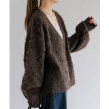 MIXシャギーニットカーディガン 秋 冬 M レディース | aquagarage | 詳細画像12