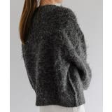 MIXシャギーニットカーディガン 秋 冬 M レディース | aquagarage | 詳細画像15