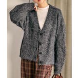 MIXシャギーニットカーディガン 秋 冬 M レディース | aquagarage | 詳細画像3