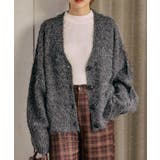 MIXシャギーニットカーディガン 秋 冬 M レディース | aquagarage | 詳細画像4