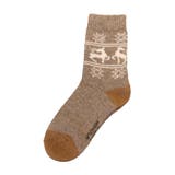 ベージュ | 裏パイル起毛ルームソックス | aquagarage