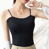 ブラック | ひんやり着やせブラトップ レディース | aquagarage