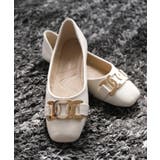 歩きやすさと美しさを兼ね備えたビット付きローヒールパンプス | aquagarage | 詳細画像10