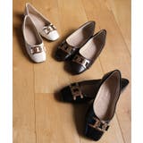 歩きやすさと美しさを兼ね備えたビット付きローヒールパンプス | aquagarage | 詳細画像8