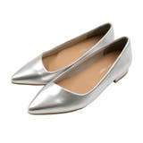 シルバー | アシンメトリーローヒールパンプス | aquagarage