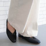 ブラック | スクエアトゥローヒールパンプス レディース | aquagarage