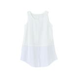 タンク オフホワイト（シャツ） | 選べる3type♪Cuteな裾付き♪重ね着タンクトップ/キャミソール | aquagarage