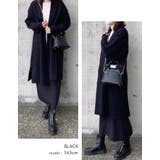 ボトムスを選ばないシンプルなデザイン♪ニットロングガウンカーディガン | aquagarage | 詳細画像13