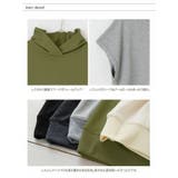 フレンチスリーブ×ボリュームフード 技ありシンプルパーカー | aquagarage | 詳細画像23