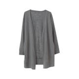 グレー | カーディガン スラブ生地 羽織り | aquagarage