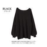 ブラック | ニット トップス あぜ編み | aquagarage