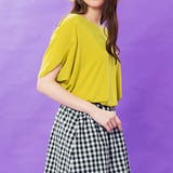 イエロー | ビッグシルエット Vネック カットソー | aquagarage