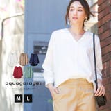 Vネック シャツ ブラウス | aquagarage | 詳細画像1