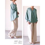 Vネック シャツ ブラウス | aquagarage | 詳細画像12