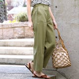 カーキ | ベイカーパンツ レディース ワイドパンツ | aquagarage